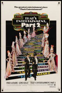 6f900 THAT'S ENTERTAINMENT PART 2 style B 1sh '75 Fred Astaire, Gene Kelly & many MGM greats!