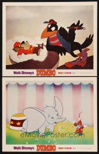 6g882 DUMBO 2 LCs R72 Disney classic, the circus elephant learning how to fly for the first time!