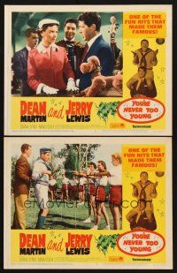 6g999 YOU'RE NEVER TOO YOUNG 2 LCs R64 great images of Dean Martin & wacky Jerry Lewis!