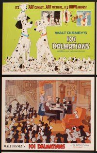 6g020 ONE HUNDRED & ONE DALMATIANS 9 11x14 stills R69 most classic Walt Disney canine family cartoon