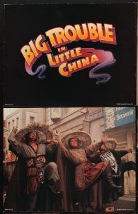 6g013 BIG TROUBLE IN LITTLE CHINA 9 color 11x14 stills '86 Carpenter, Kurt Russell, Kim Cattrall!