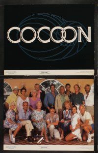 6g120 COCOON 8 color 11x14 stills '85 Ron Howard classic, Don Ameche, Wilford Brimley, Tahnee Welch