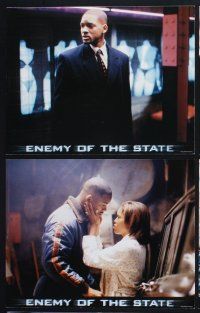 6g007 ENEMY OF THE STATE 10 color 11x14 stills '98 cool images of Will Smith & Gene Hackman!