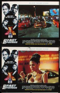 6g027 2 FAST 2 FURIOUS 8 LCs '03 Paul Walker, Tyrese Gibson, Eva Mendes