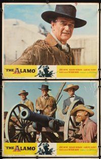6g036 ALAMO 8 LCs R67 John Wayne & Richard Widmark in the War of Independence!