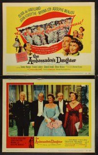 6g038 AMBASSADOR'S DAUGHTER 8 LCs '56 Olivia de Havilland, the most scandalous foreign affair!