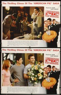 6g039 AMERICAN WEDDING 8 LCs '03 Jason Biggs, Alyson Hannigan, American Pie!