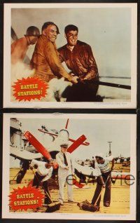 6g702 BATTLE STATIONS 4 LCs '56 John Lund, William Bendix, the story of Navy flat-tops!