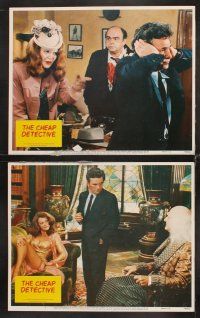 6g111 CHEAP DETECTIVE 8 LCs '78 private eye Peter Falk, Eileen Brennan, Madeline Kahn!