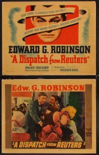 6g156 DISPATCH FROM REUTERS 8 LCs '40 Edward G. Robinson, Edna Best, Eddie Albert!