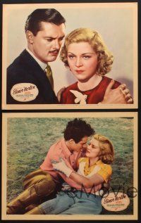 6g651 ELINOR NORTON 5 LCs '34 wonderful images of pretty Claire Trevor torn between 2 lovers!