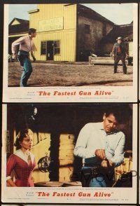 6g652 FASTEST GUN ALIVE 5 LCs '56 Glenn Ford, Jeanne Crain, Broderick Crawford!