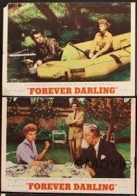 6g656 FOREVER DARLING 5 LCs '56 art of James Mason, Desi Arnaz & Lucille Ball, I Love Lucy!