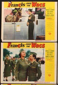 6g587 FRANCIS JOINS THE WACS 6 LCs '54 Donald O'Connor & talking mule are in the ladies' Army now!