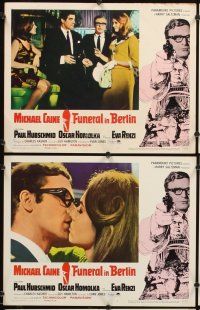 6g199 FUNERAL IN BERLIN 8 LCs '67 Michael Caine, Eva Renzi, directed by Guy Hamilton!