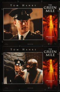 6g212 GREEN MILE 8 LCs '99 Tom Hanks, Michael Clarke Duncan, Stephen King prison fantasy!