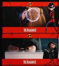 6g240 INCREDIBLES 8 advance LCs '04 Disney/Pixar animated sci-fi superhero family!