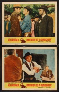 6g243 INVITATION TO A GUNFIGHTER 8 LCs '64 vicious killer Yul Brynner brings a town to its knees!