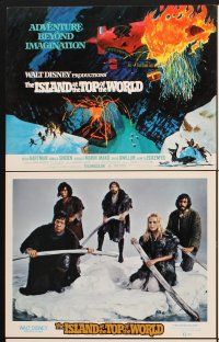 6g009 ISLAND AT THE TOP OF THE WORLD 10 LCs '74 Disney's adventure beyond imagination, wild images!