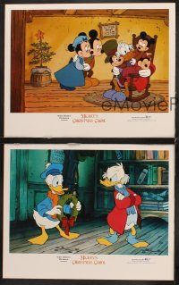 6g821 RESCUERS/MICKEY'S CHRISTMAS CAROL 3 LCs '83 Disney, Mickey Mouse, Scrooge McDuck, Donald!
