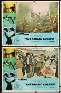 6g326 MUSIC LOVERS 8 LCs '71 directed by Ken Russell, Richard Chamberlain & Glenda Jackson!