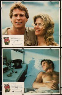 6g350 OLIVER'S STORY 8 Spanish/U.S. LCs '78 romantic images of Ryan O'Neal & Candice Bergen!