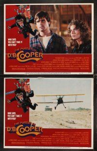 6g382 PURSUIT OF D.B. COOPER 8 LCs '81 sky-diving robbery, Robert Duvall, Treat Williams!