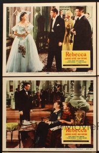 6g674 REBECCA 5 LCs R56 Alfred Hitchcock, Laurence Olivier & Joan Fontaine!