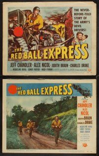 6g391 RED BALL EXPRESS 8 LCs '52 Budd Boetticher, Army Devil Driver Jeff Chandler in WWII!