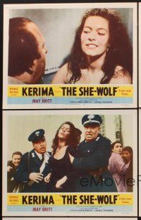 6g677 SHE-WOLF 5 LCs '54 Alberto Lattuada's La Lupa, sexy Kerima, May Britt!