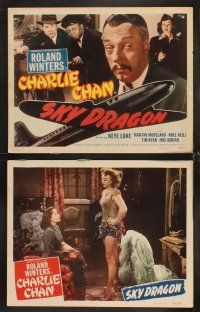 6g417 SKY DRAGON 8 LCs '49 Roland Winters as Charlie Chan with Mantan Moreland!