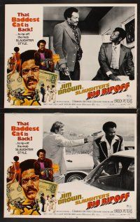 6g418 SLAUGHTER'S BIG RIPOFF 8 LCs '73 Jim Brown is back as the baddest cat to rip-off the mob!