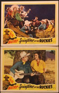 6g623 SPRINGTIME IN THE ROCKIES 6 LCs R40s Smiley Burnette, Gene Autry playing guitar!