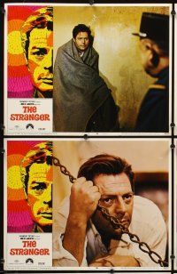 6g436 STRANGER 8 LCs '68 Luchino Visconti's Lo Straniero, Marcello Mastroianni!