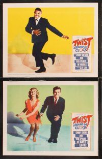 6g569 TWIST AROUND THE CLOCK 7 LCs '62 Dion, Vicki Spencer, Chubby Checker in first Twist movie!