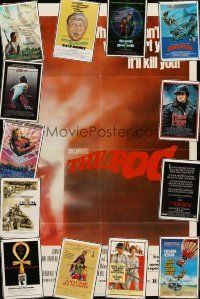 6h002 LOT OF 74 FOLDED ONE-SHEETS '65 - '91 The Fog, Oklahoma Crude, Footloose & many more!