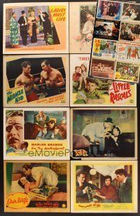 6h014 LOT OF 89 LOBBY CARDS '26-95 On the Waterfront, Casino, French Line, Little Rascals + more!
