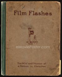 6h196 FILM FLASHES 1st edition hardcover book '16 Wit & Humor of a Nation in Pictures, cool content!