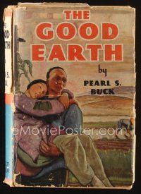 6h200 GOOD EARTH 33rd edition hardcover book '36 Pulitzer Prize-winning novel by Pearl S. Buck!