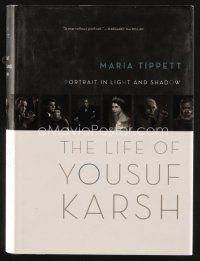 6h213 PORTRAIT IN LIGHT & SHADOW first edition hardcover book '07 bio of photographer Yousuf Karsh!