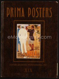 6h219 PRIMA POSTERS hardcover auction catalog '94 great images from Jack Rennert's 19th auction!