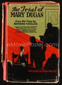 6h223 TRIAL OF MARY DUGAN photoplay edition hardcover book '29 from the play by Bayard Veiller!