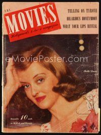 6h132 MODERN MOVIES magazine December 1941 great head & shoulders close up of Bette Davis!