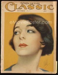 6h135 MOTION PICTURE CLASSIC magazine December 1924 wonderful artwork of Nazimova by E. Dahl!