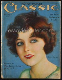 6h137 MOTION PICTURE CLASSIC magazine December 1925 art of pretty Betty Bronson by E. Dahl!