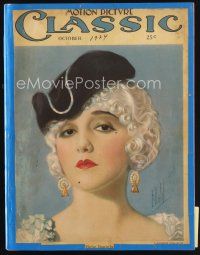 6h134 MOTION PICTURE CLASSIC magazine October 1924 art of pretty Bebe Daniels by E. Dahl!