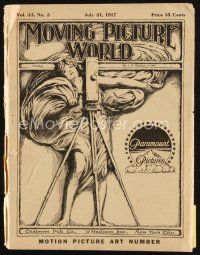 6h079 MOVING PICTURE WORLD exhibitor magazine July 21, 1917 incredible crammed full special issue!