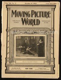 6h075 MOVING PICTURE WORLD exhibitor magazine Oct 9, 1915 Mary Pickford, Little Mary Miles Minter!
