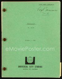 6h306 PHILLY first draft script October 1, 1969, unproduced screenplay by Dan Greenburg!