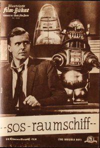 6h242 INVISIBLE BOY German program '58 many different images of Robby the Robot & Richard Eyer!